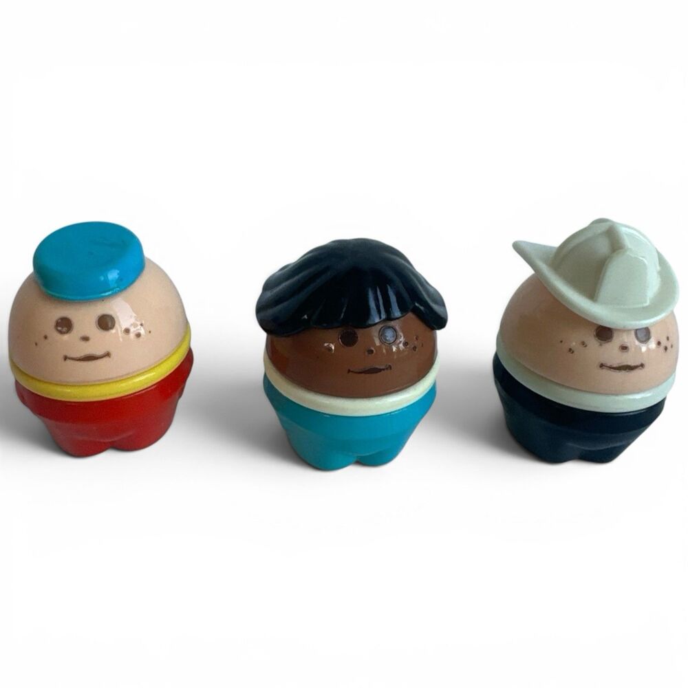 VIntage Little Tykes Toddle Tots Chunky Chubby 3.5 in Figurines 1980s
